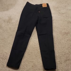 Levi's Slim Tapered Black Jeans